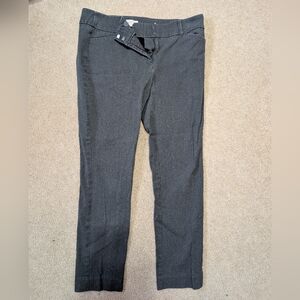 LOFT Women's Charcoal Straight Leg Pants